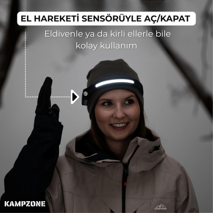 Kampzone™ PowerLight 230° Max Kafa Lambası
