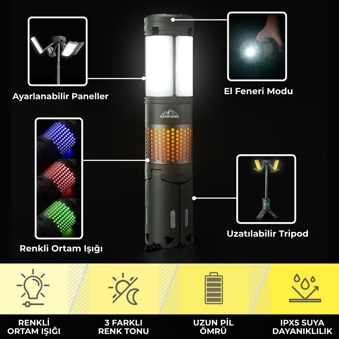 Kampzone PowerLight 360°