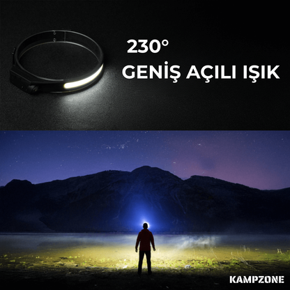 Kampzone™ PowerLight 230° Max Kafa Lambası