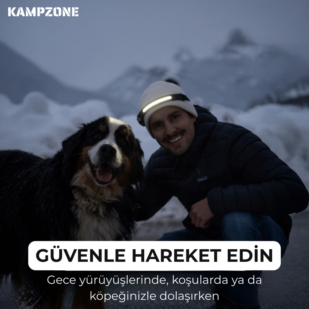Kampzone™ PowerLight 230° Max Kafa Lambası