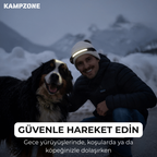 Kampzone™ PowerLight 230° Max Kafa Lambası