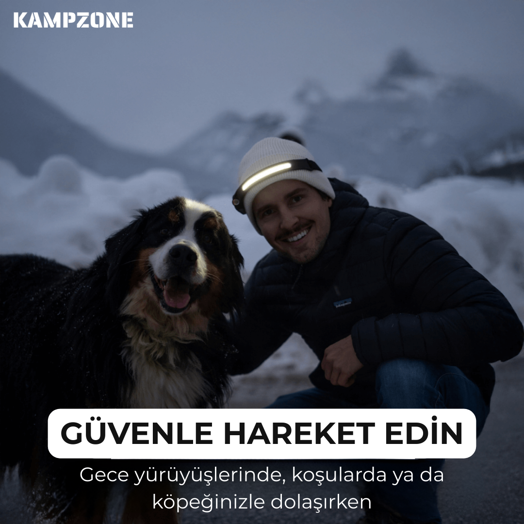 Kampzone™ PowerLight 230° Max Kafa Lambası